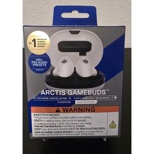 SteelSeries Arctis Game Earbuds Wireless Noise Cancellation PS5 PS4 PC Switch